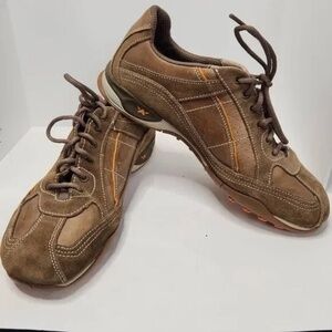 Allrounder by Mephisto Mens Brown Suede Leather Low Top Sneaker Shoes Size 9